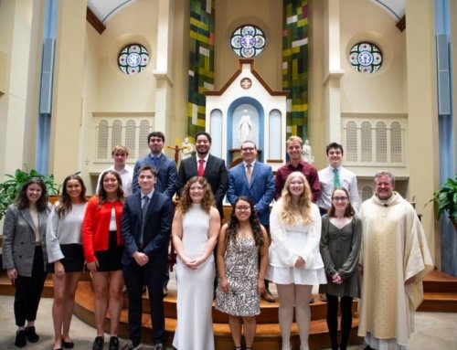 After Easter surge in confirmations, college students look forward in faith