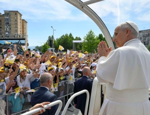 Pope Leo visits Italy’s ‘Land of Fires,’ meets families who lost children to toxic waste dumping