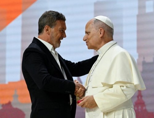 Pope Leo highlights faith’s role in Europe’s soul as he shares stage with Antonio Banderas