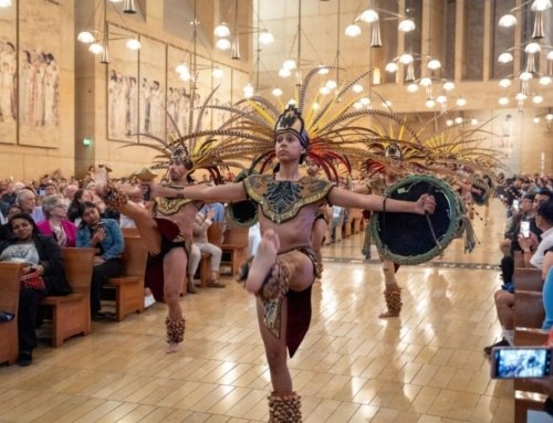 ‘Misa Azteca’ at LA cathedral mixes Catholic faith with Mexico’s Indigenous culture