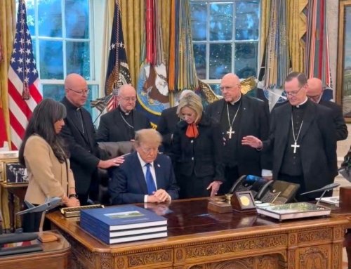 Bishops apologize over ‘manipulated’ White House video of prayer over Trump
